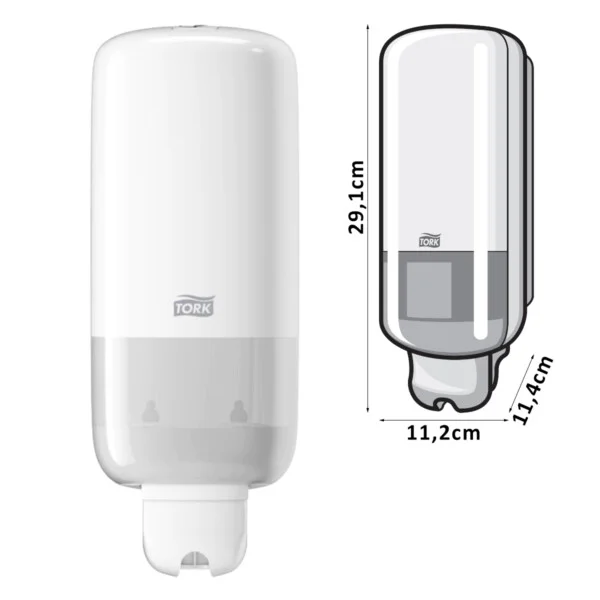 Dozownik do mydła w płynie TORK - 1l 560000 - obrazek 4
