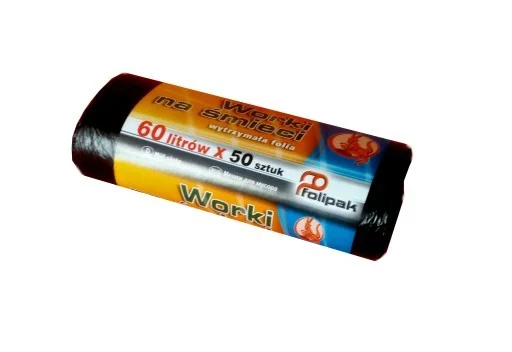 F-P Worki HDPE 60L (50) czarne