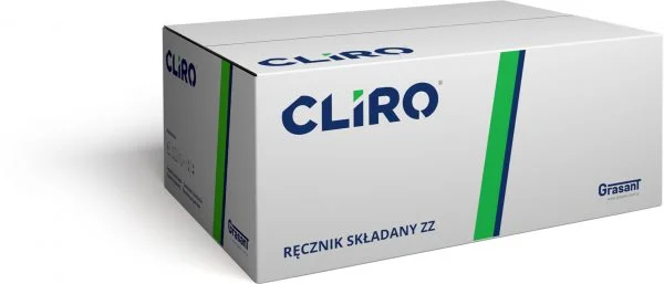 Ręcznik ZZ CLIRO 91725 E biały  4000 sztuk - obrazek 5