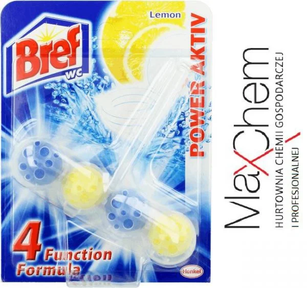 BREF POWER ACTIVE ZAWIESZKA DO WC KULKI LEMON
