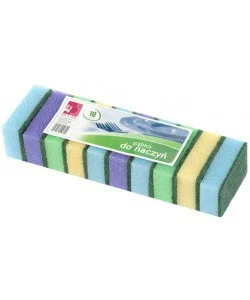 Gąbka do naczyń / zmywak kuchenny MIDI 10 szt