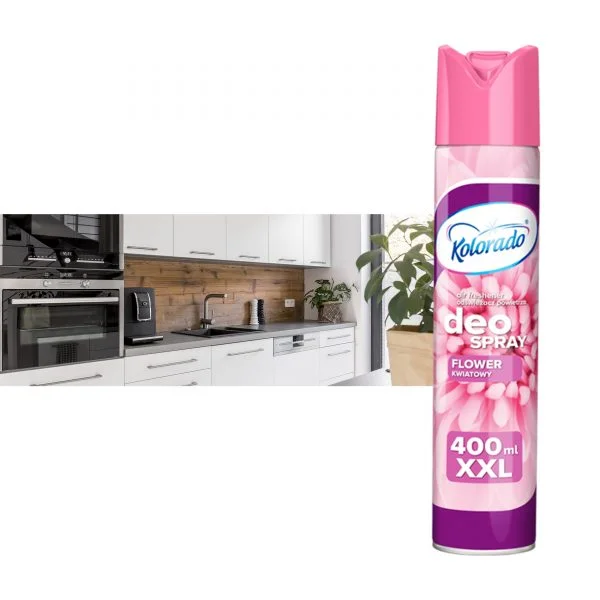 Odświeżacz powietrza KOLORADO spray 400 ml - Kwiatowy - obrazek 4