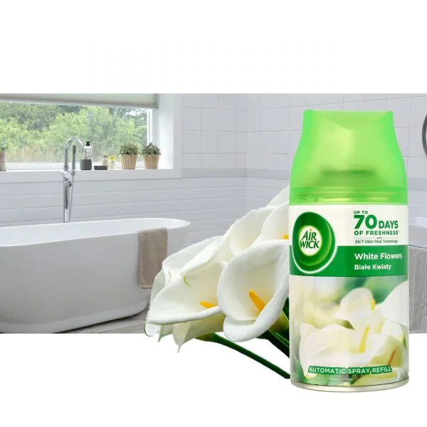 Odświeżacz powietrza AIR WICK Freshmatic wkład 250 ml - Białe kwiaty - obrazek 5