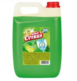 PŁYN DO MYCIA NACZYŃ GOLD CYTRUS LEMON - 5 LITRÓW