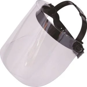 Stabilna przyłbica, maska ochronna na twarz