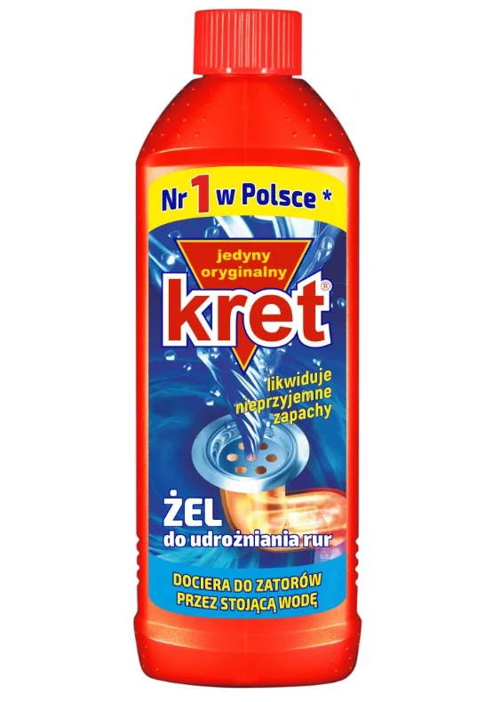 Żel do udrażniania rur KRET - 500 g