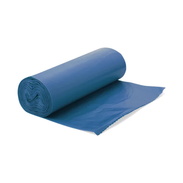 WORKI NA ŚMIECI 160L NIEBIESKIE ROLKA 10 SZT LDPE