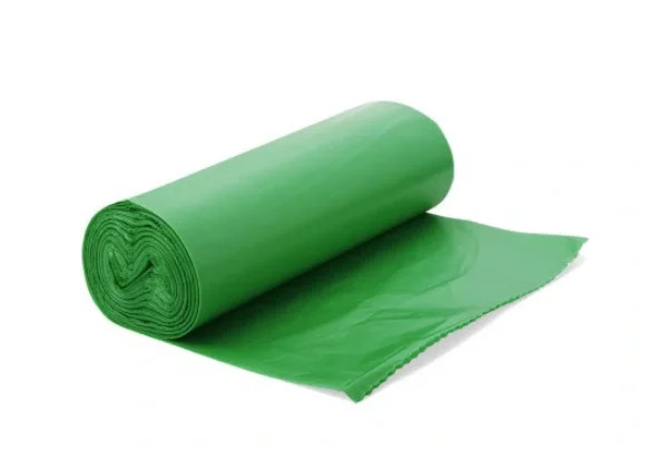 WORKI NA ŚMIECI 160L ZIELONE NA ROLI 10 SZT - LDPE