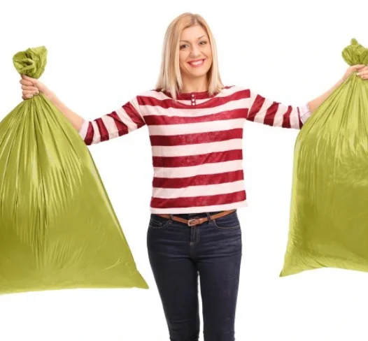 WORKI NA ŚMIECI 160L ŻÓŁTE NA ROLI 10 SZT - LDPE - obrazek 4