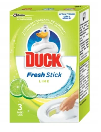DUCK FRESH STICK LIME - 3 PASKI ŻELOWE 27G