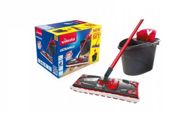 VILEDA Zestaw ULTRAMAX BOX mop+wiadro+wyciskacz