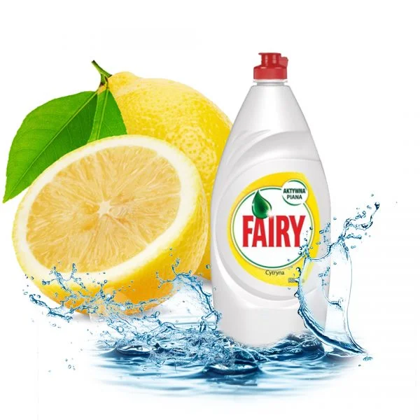 FAIRY CYTRYNA - PŁYN DO MYCIA NACZYŃ 900 ML - obrazek 3