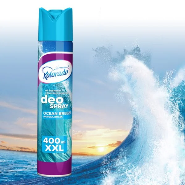Odświeżacz powietrza KOLORADO spray 400 ml - Morska Bryza - obrazek 3