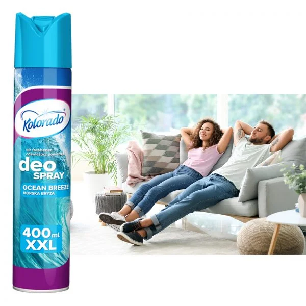 Odświeżacz powietrza KOLORADO spray 400 ml - Morska Bryza - obrazek 4