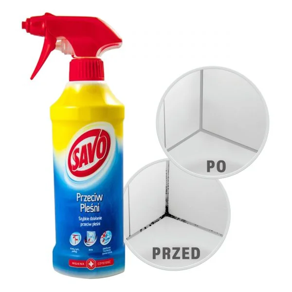 SAVO na pleśń , grzyby 500ml x 4 szt - obrazek 3