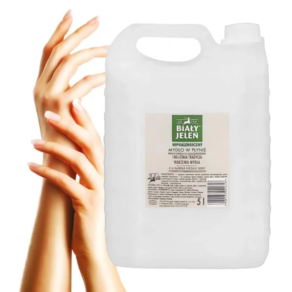 Mydło Biały Jeleń 5L HIPOALERGICZNE - obrazek 2