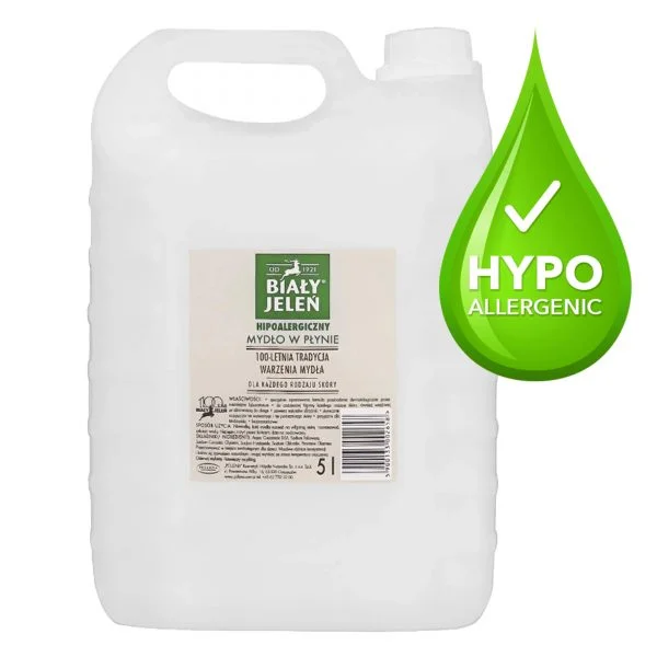 Mydło Biały Jeleń 5L HIPOALERGICZNE - obrazek 3