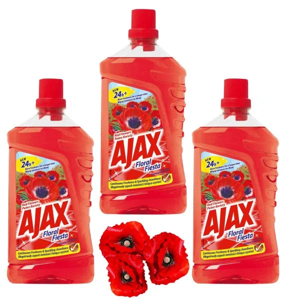 Ajax 1L Red flowers x 3 SZT