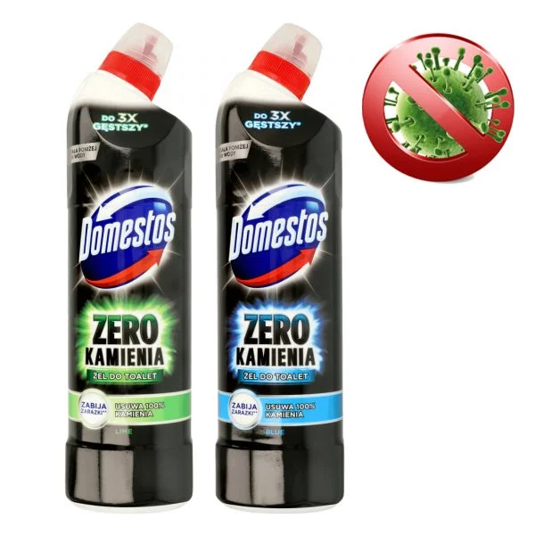 Domestos ZERO NIEBIESKI + ZIELONY 750ml - obrazek 3