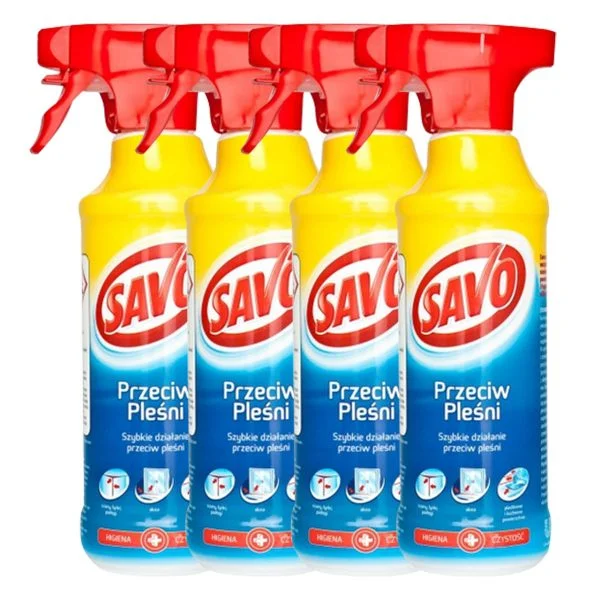 SAVO na pleśń , grzyby 500ml x 4 szt