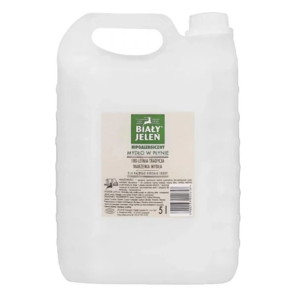 Mydło Biały Jeleń 5L HIPOALERGICZNE