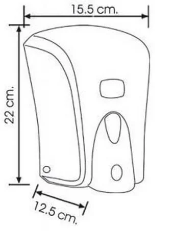 Dozownik do mydła w pianie 1l - obrazek 5