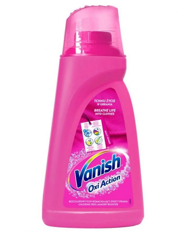 Vanish Oxi Action Odplamiacz do tkanin w płynie 1 l