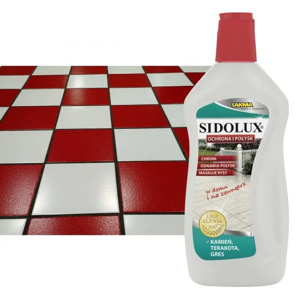 Sidolux nabłyszczacz Terakota, kamień 500ml - obrazek 3