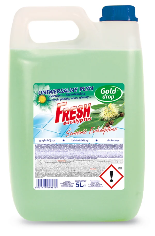 Płyn czyszcząco-dezynfekujący Fresh 5l Eukaliptus Gold Drop