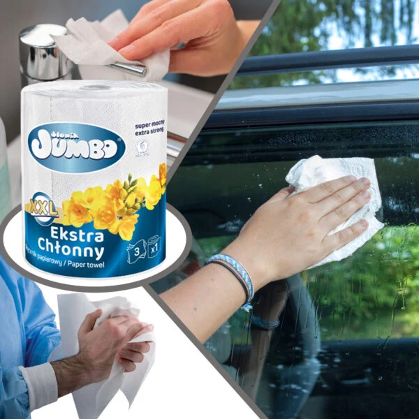 Ręcznik Papierowy SŁONIK JUMBO XXL 3W rol - obrazek 5