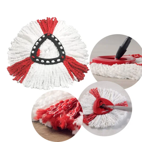 VILEDA Wkład do mopa obrotowego okrągły zamiennik - obrazek 2