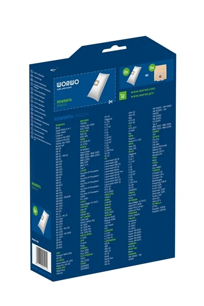 Worki z mikrowłókna do odkurzacza WD3 i innych  2 szt - obrazek 3