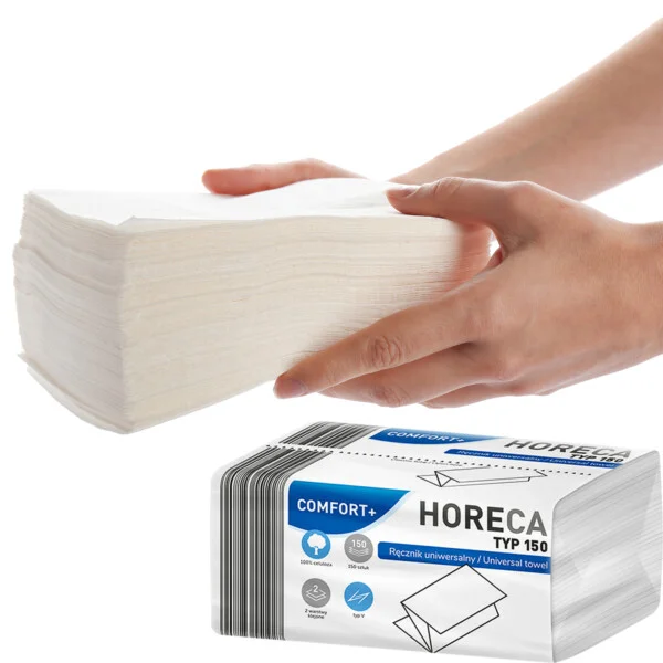 Ręcznik Składany ZZ Celuloza składka 150szt HORECA - obrazek 3