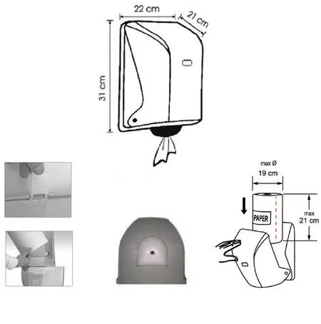 Podajnik Centralnego dozowania FEEDPOINT, dozowanie listek po listku Maxi - obrazek 2