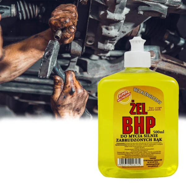 Żel BHP do silnie zabrudzonych rąk  500ml - obrazek 2