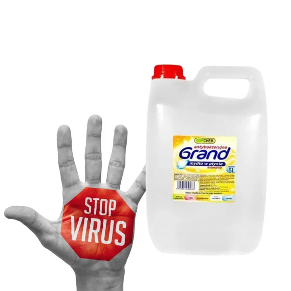 Antybakteryjne mydło w płynie GRAND z gliceryną 5L - obrazek 3