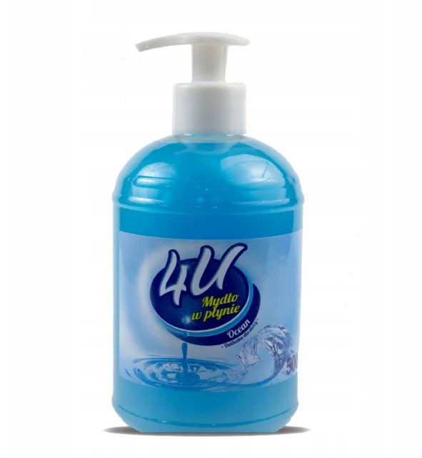 Mydło 4U z pomką antybakteryjne 500ml morski