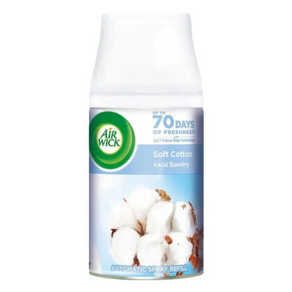 ODŚWIEŻACZ POWIETRZA AIR WICK WKŁAD ZAPAS 250ML KWIAT BAWEŁNY