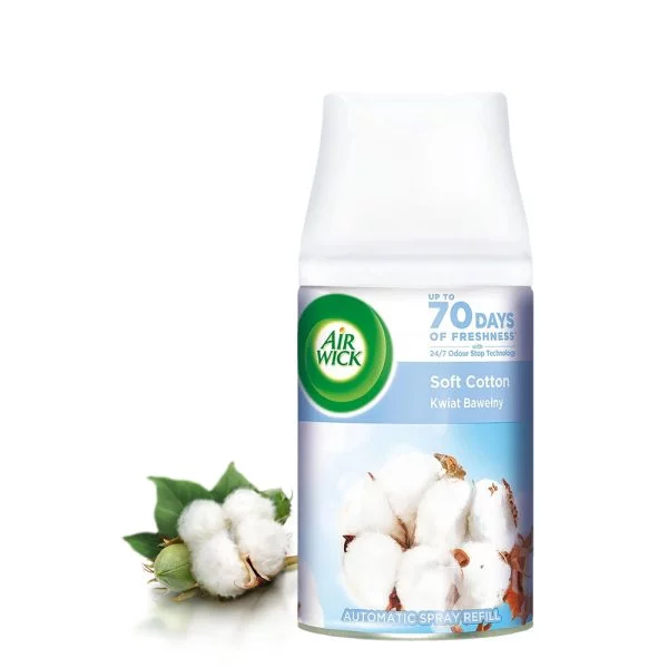 ODŚWIEŻACZ POWIETRZA AIR WICK WKŁAD ZAPAS 250ML KWIAT BAWEŁNY - obrazek 2