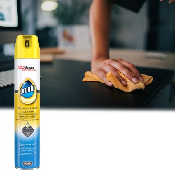 PRONTO Pianka SPRAY DO CZYSZCZENIA MEBLI  MULTI-SURFACE 400 ML - obrazek 2