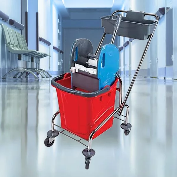 Wózek jednowiaderkowy 23L z prasą szczękową - obrazek 2