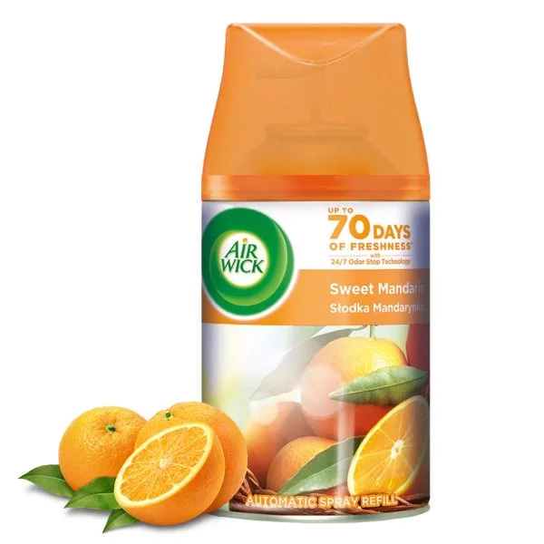 ODŚWIEŻACZ POWIETRZA AIR WICK WKŁAD ZAPAS 250ML MANDARYNKA - obrazek 2
