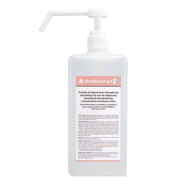 Sterillhand 500ml gel z pompką do dezynfekcji rąk
