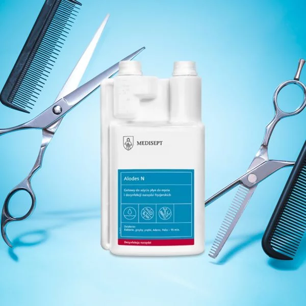ALODES 1L DEZYNFEKCJA NARZĘDZI FRYZJERSKICH KOSMETYCZNYCH - obrazek 4