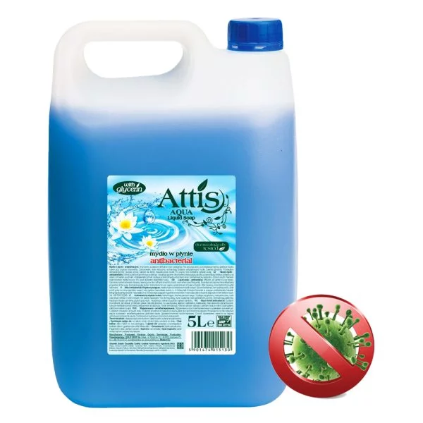 Mydło w Płynie ANTYBAKTERYJNE ATTIS 5L Gold Drop - obrazek 3