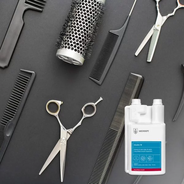 ALODES 1L DEZYNFEKCJA NARZĘDZI FRYZJERSKICH KOSMETYCZNYCH - obrazek 5