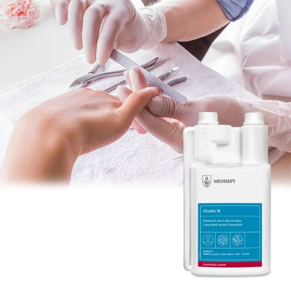 ALODES 1L DEZYNFEKCJA NARZĘDZI FRYZJERSKICH KOSMETYCZNYCH - obrazek 2