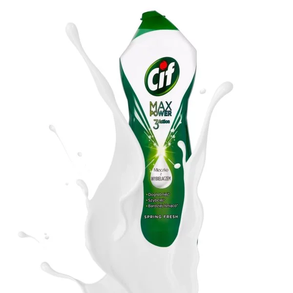 CIF MAX POWER SPRING MLECZKO Z WYBIELACZEM 1001G - obrazek 3