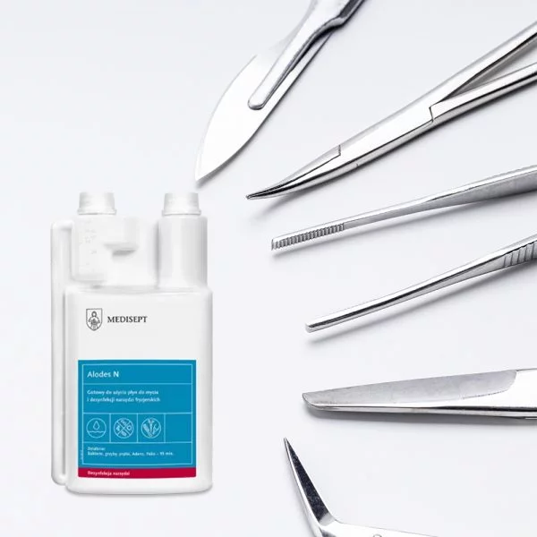 ALODES 1L DEZYNFEKCJA NARZĘDZI FRYZJERSKICH KOSMETYCZNYCH - obrazek 3