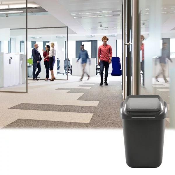 KOSZ pojemnik 30L na śmieci odpady segregacja GRAFIT - obrazek 3